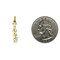 14K Yellow Gold Taken Charm Love Relationship Pendant Jewerly 23mm x 3mm